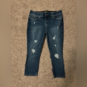 Torrid 14R Bombshell High Rise Super Skinny Jean CROP